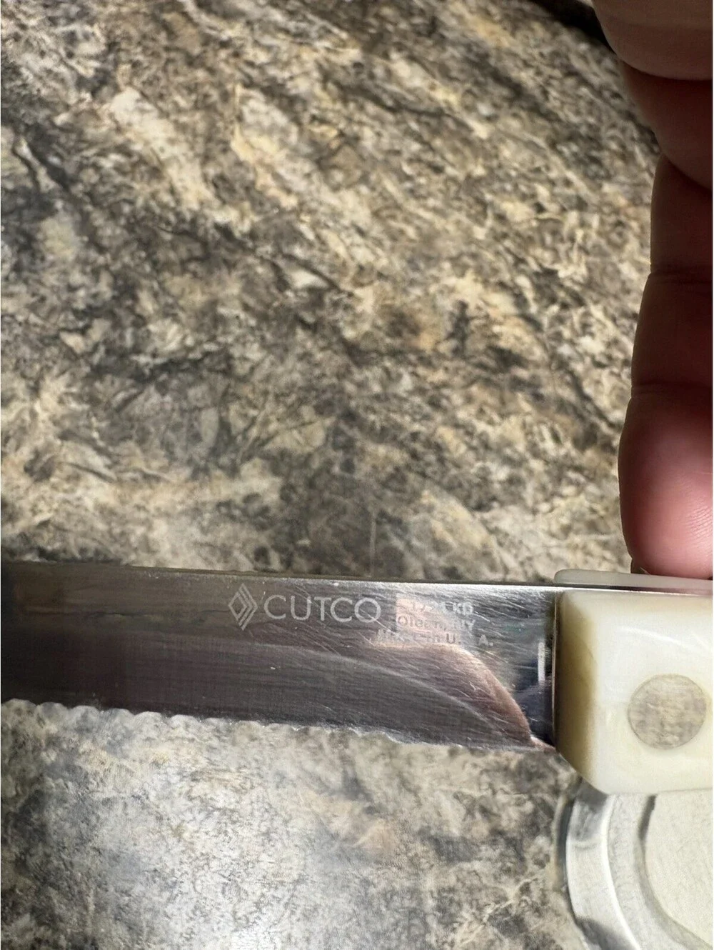 Cutco 1768 Spatula Spreader, 1721 Trimmer, 1720 Paring Knives.